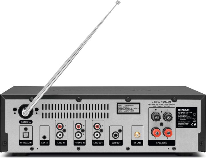 Actual product image TechniSat DigitRadio 760 CD IR (Bluetooth, Wi-Fi, CD player, 2x 70 W)