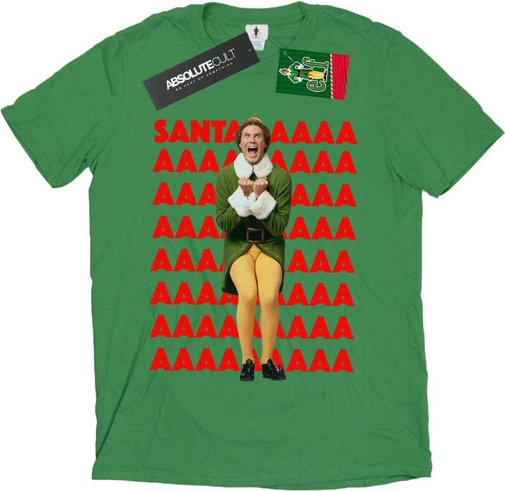 Produktbild Elf Buddy Santa Scream TShirt (XXL)