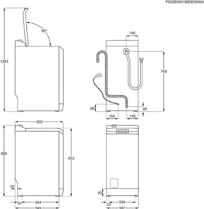 Immagine prodotto AEG LTR6TL601EX (6 kg, Posteriore)