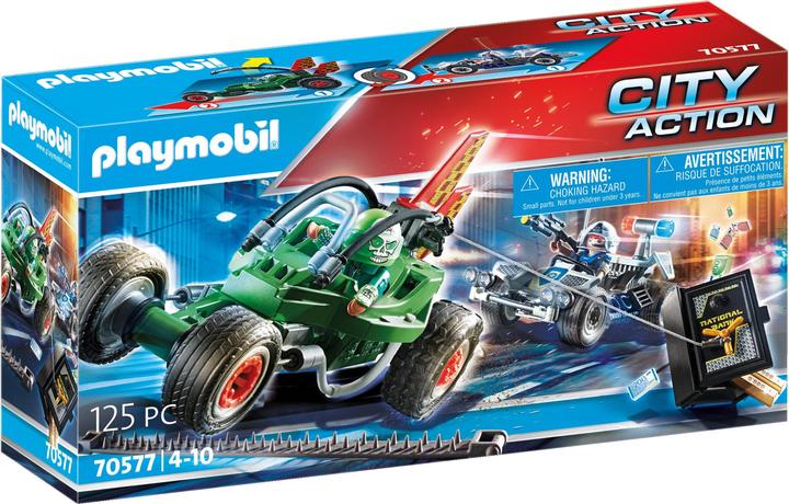 Actual product image Playmobil 70577 Police card chase of the safe robber (70577, Playmobil City Life)