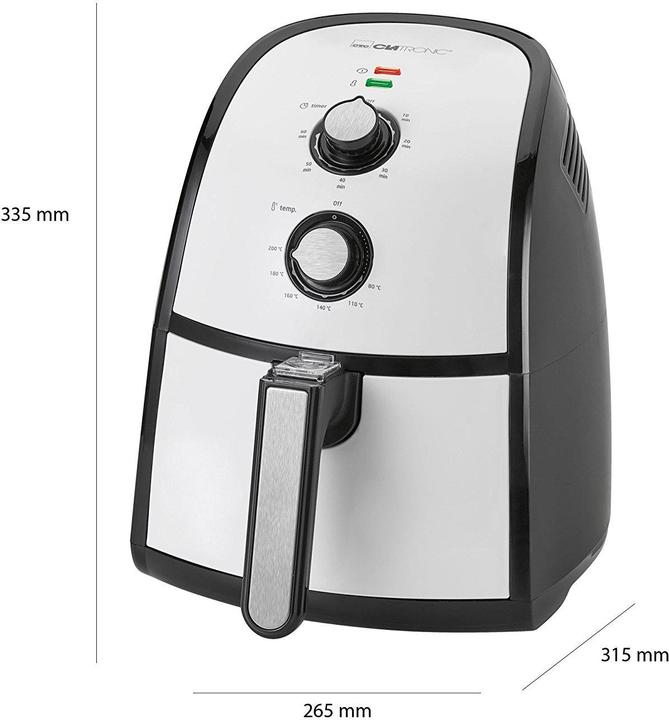 Clatronic Fritteuse 1500 W Heissluft-Fun