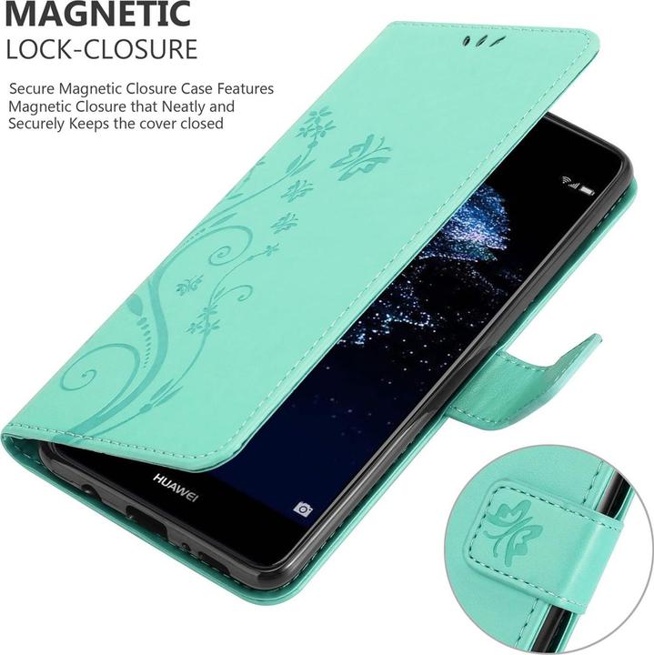 Productafbeelding Cadorabo Bloemen Boekomslag (Huawei P10 Lite)