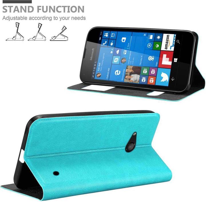 Produktbild Cadorabo Book mit View Doppelfenster Cover (Microsoft Lumia 550)