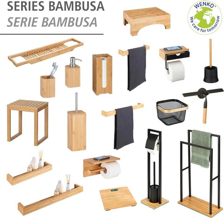 Produktbild Wenko Wandablage Bambusa 60 cm