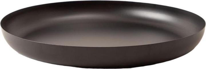 Produktbild Esmée Rundes Serviertablett / Dekotablett aus schwarzem Metall, Ø 30.5 cm
