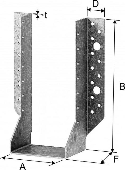 Actual product image Simpson Sst Beam shoes type NORMAL (Joist hanger, 1 pcs.)