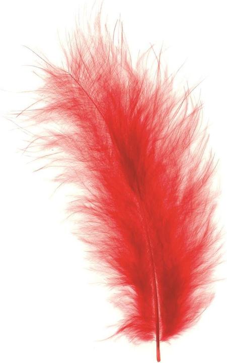 Glorex Plumes Marabu rouge