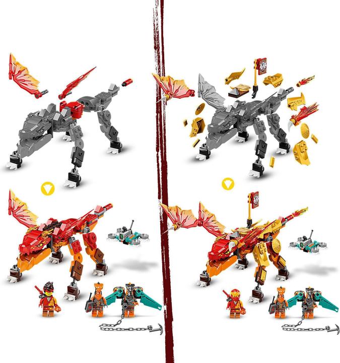 Produktbild LEGO Kais Feuerdrache EVO (71762, LEGO Ninjago)