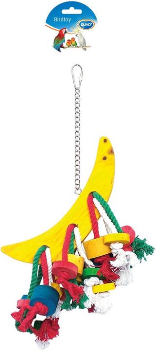 Actual product image EBI Half moon with rope + colorful wooden blocks