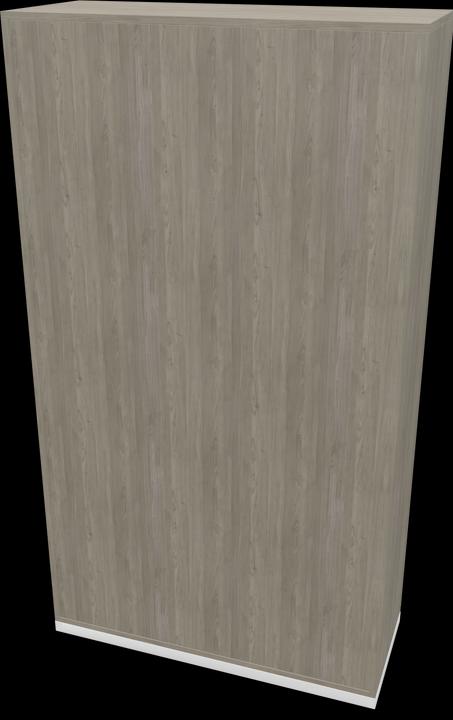 Blanc, Gris cubait, Décor bois gris avec structure