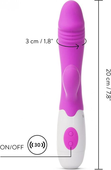 Actual product image MOQQA Skipper Rabbit Vibrator