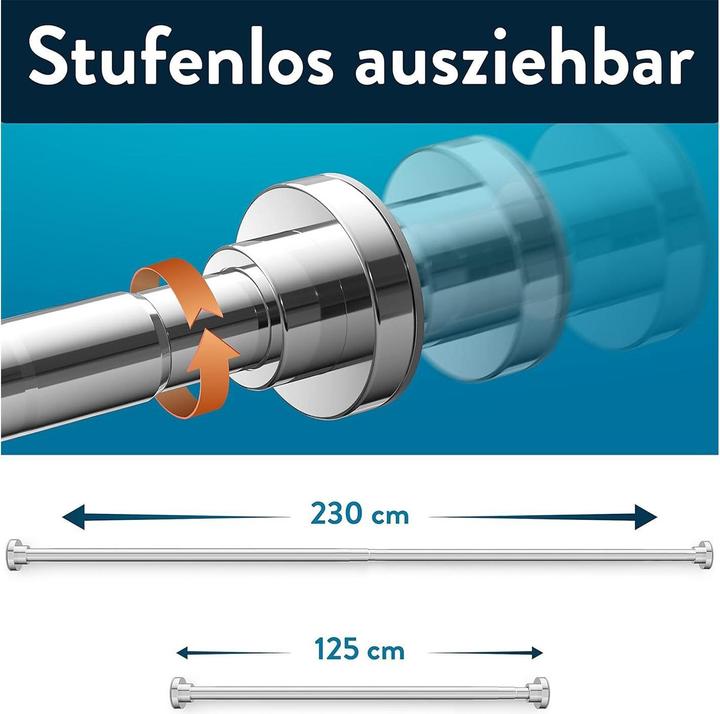 Actual product image Benkstein Shower rail