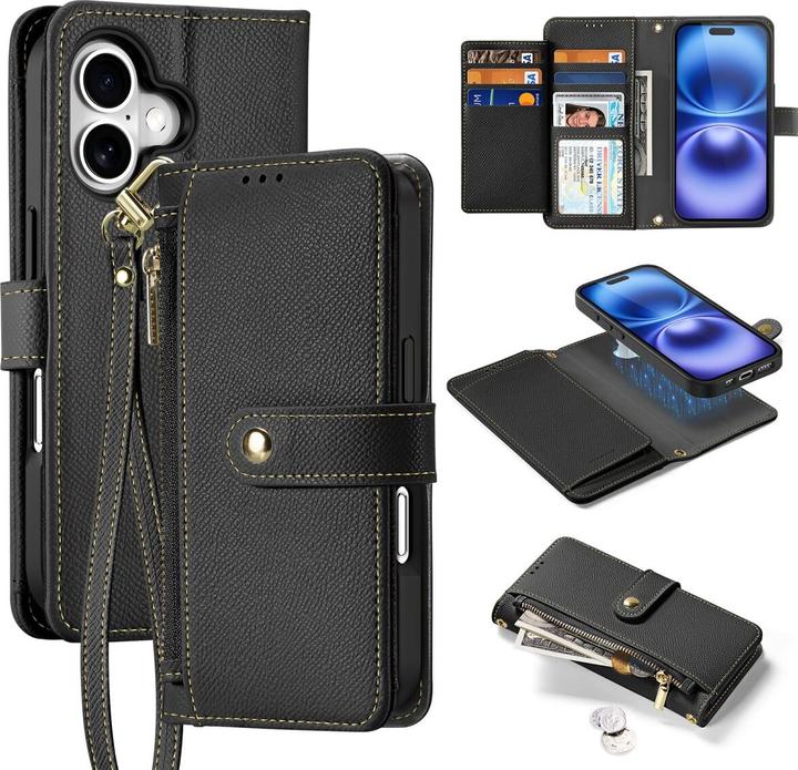 Produktbild Dux Ducis Lawa Series MagSafe Kunstleder Bookcover Hülle (Apple iPhone 16 Plus)