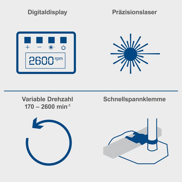 Produktbild Scheppach DP60 Tischbohrmaschine 220-240V 50Hz
