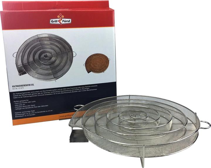 Produktbild Grillfürst Räucherschnecke / Kaltrauchgenerator XXL