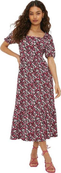Immagine prodotto Dorothy Perkins Vestito Midi Piccola Stampa alla Moda Multilivello Donna (36 D)