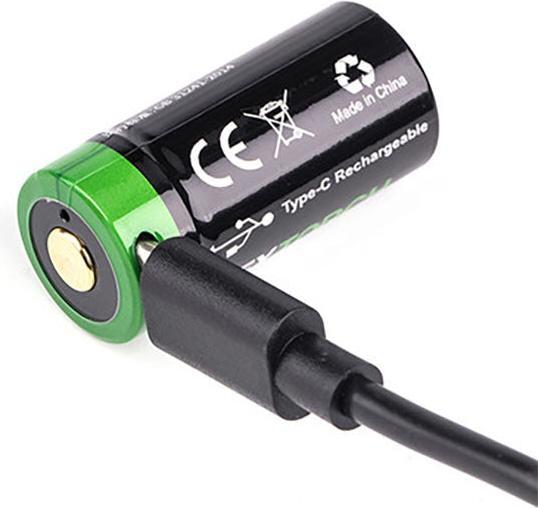 Image du produit Nextorch USB Li-Ion Akku DC20061 Typ 16340 (1 pcs, 800 mAh)