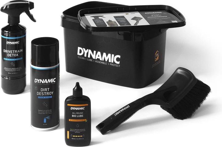 Actual product image Dynamic Bike Care Quick 'n Dirty (500 ml, Brush, Bicycle cleaner, Chain oil, Care set)