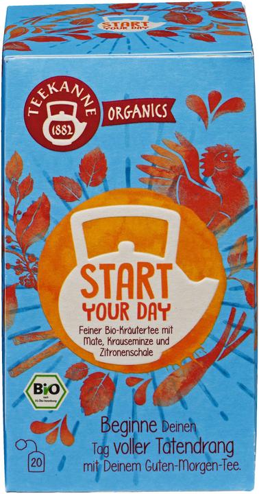 Actual product image Teekanne Tea bags organic Start your day 20 pieces (36 g)