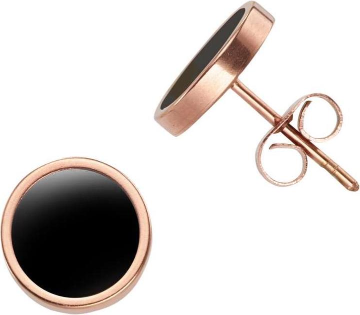 Image du produit Bijouteria Clous d'oreille (Revêtement PVD (couleur or), Résine époxy, Acier chirurgical 316L)