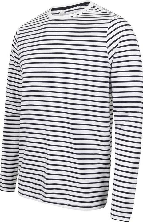 Actual product image Super Flying Model Unisex Adult Striped Long-Sleeved T-Shirt (XXL)