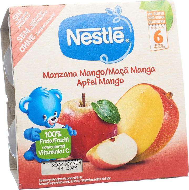 Produktbild Nestlé Apfel Mango Kompott, nach 6 Monaten (425 g)