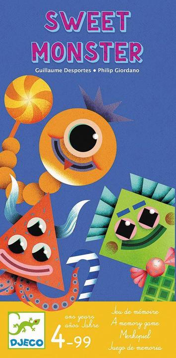 Actual product image Djeco Sweet Monster (German, French, Italian, English)