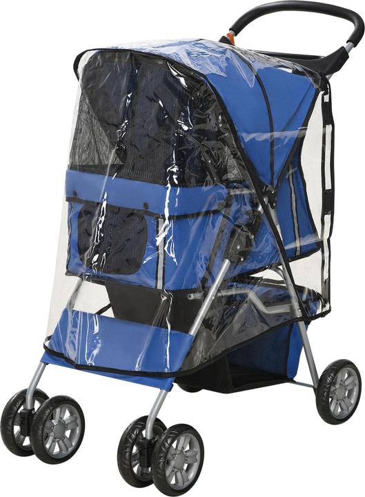Actual product image PawHut Dog buggy with rain cover (Dog, Foldable)