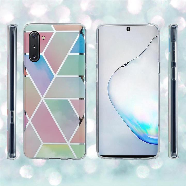 Produktbild Cadorabo IMD TPU Bunter Marmor Cover (Samsung Galaxy Note 10)