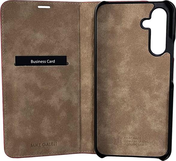 Image du produit Mike Galeli Book-Cover cuir véritable Marc molten lava (Samsung Galaxy A54 5G)