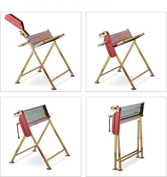 Actual product image Relaxdays Sawhorse chainsaw holder (88 cm, 73 cm)