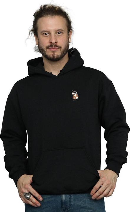 Actual product image Star Wars Mens The Force Awakens BB-8 Chest Print Hoodie (XXL)