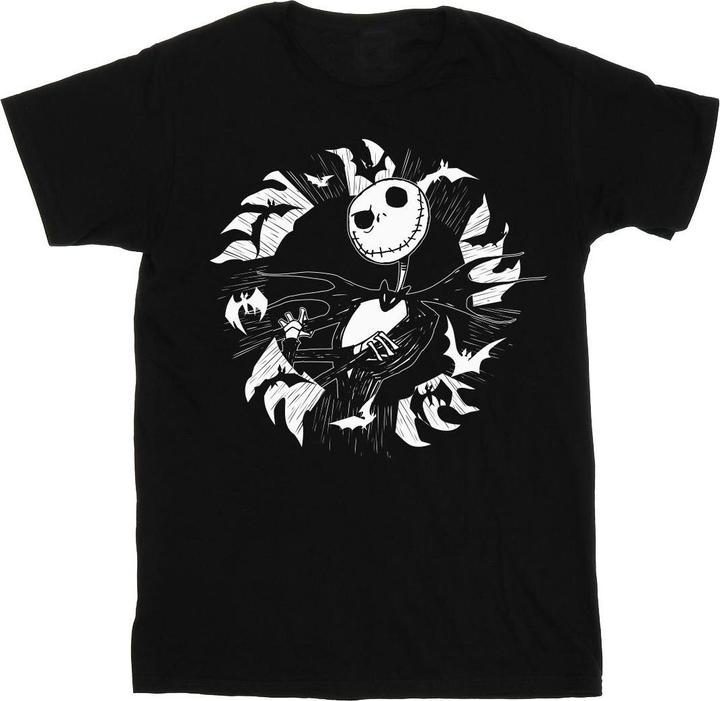 Produktbild Disney Nightmare Before Christmas Jack Bat Circle TShirt (S)