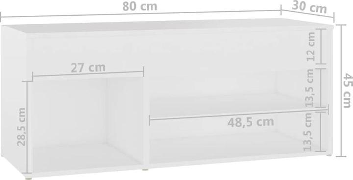 Immagine prodotto VidaXL Dennis (80 x 30 x 45 cm)