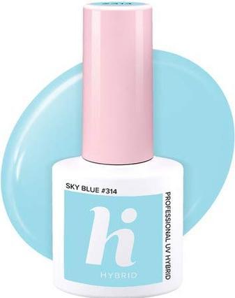 Actual product image 314 Sky Blue Nail Polish 5ml