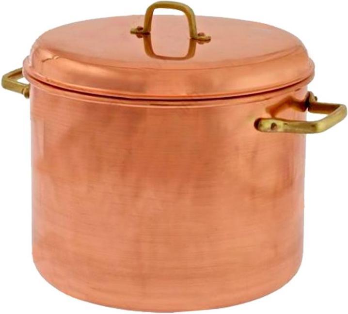Actual product image Ich-zapfe Copper pot with handles 30 cm (30 cm, Pot, Copper)