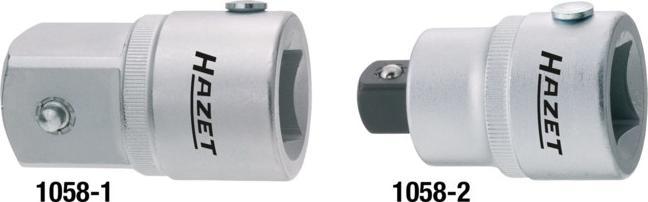 Actual product image HAZET Reducer 1058-2 ∙ Square, hollow 20 mm (3/4 inch) ∙ Square, solid 12.5 mm (1/2 inch) (20 mm)