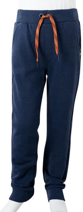 Image du produit VidaXL Pantalon de survêtement enfant Bleu marine Melange 128,Matériau : 92 (128)