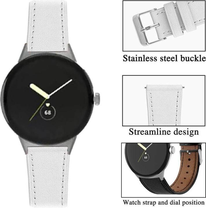 Immagine prodotto Cover-Discount Google Pixel Watch 3 - 45mm - Ersatzband Armband Leder (Cuoio)