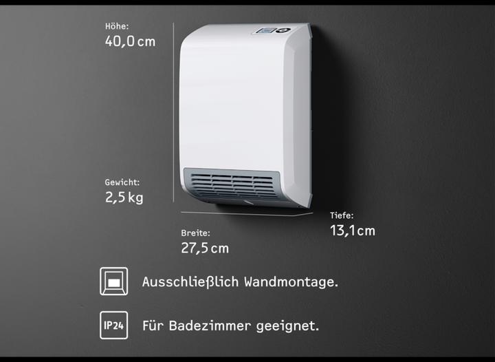 Produktbild Stiebel Eltron Heizlüfter CK 20 trend LCD, 2kW für 25m², TÜV geprüft, LC-Display (2000 W)