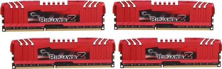 Actual product image G.Skill DDR3-1600 CL10 RipjawsZ memory module GB (4 x 8GB, 1600 MHz, DDR3-RAM, DIMM)