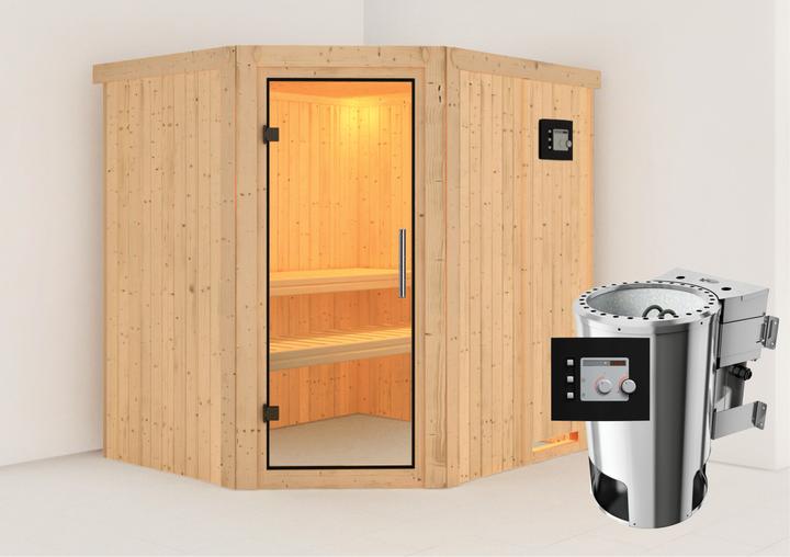 Produktbild Karibu Lilja ohne Dachkranz (Plug & Play 3,6 KW - Bio externe Steuerung)