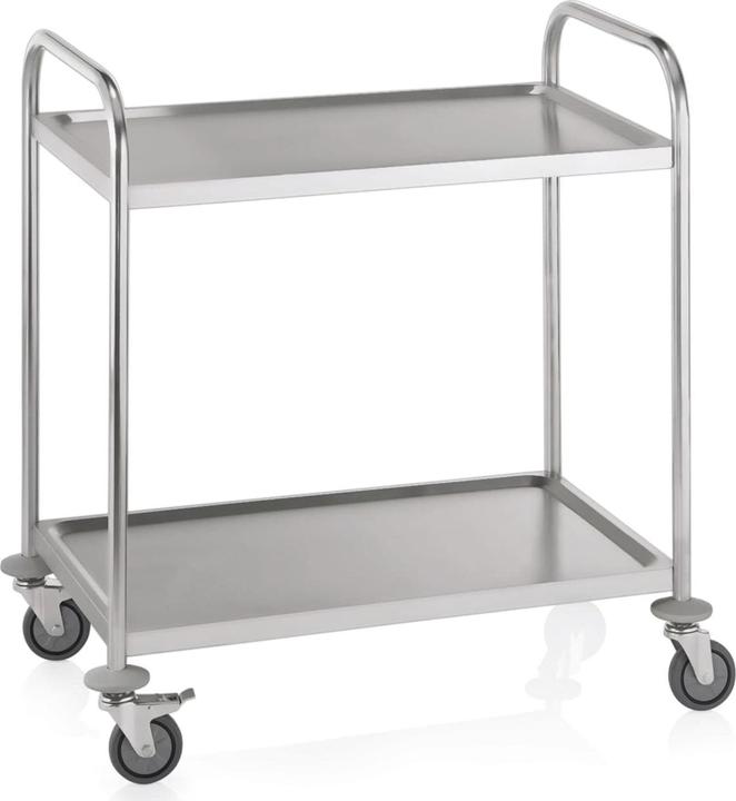 Immagine prodotto Ich-zapfe Carrello portavivande con 2 ripiani, 85 x 53 x 95 cm