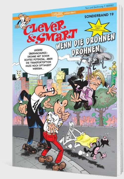 Produktbild Clever und Smart Sonderband 19: Wenn die Drohnen dröhnen (Deutsch, Francisco Ibáñez, 2024)