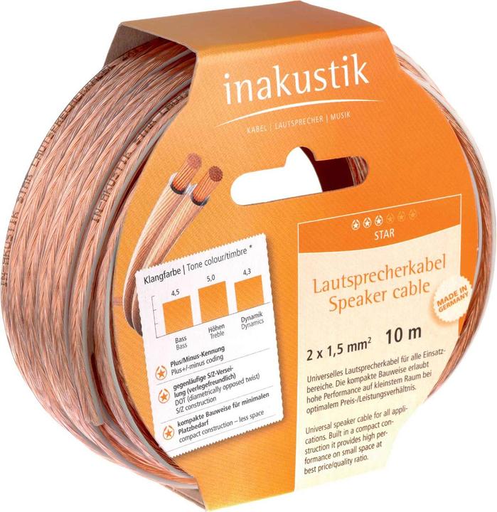 Produktbild Inakustik Star (20 m, 1.50 mm²)