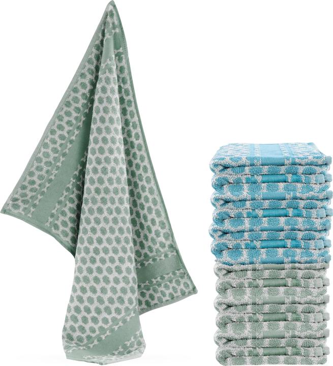 Produktbild Aspero 12 Frotte Baumwoll Geschirrtücher (50 x 70 cm)