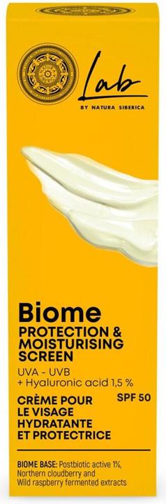 Actual product image Natura Siberica Lab Biome Protection & Moisturising Face Screen SPF 50 30ml (30 ml, Day cream, SPF 50)