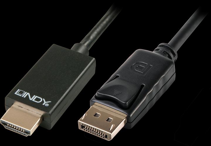 Produktbild Lindy DisplayPort nach HDMI (2 m, DisplayPort, HDMI)