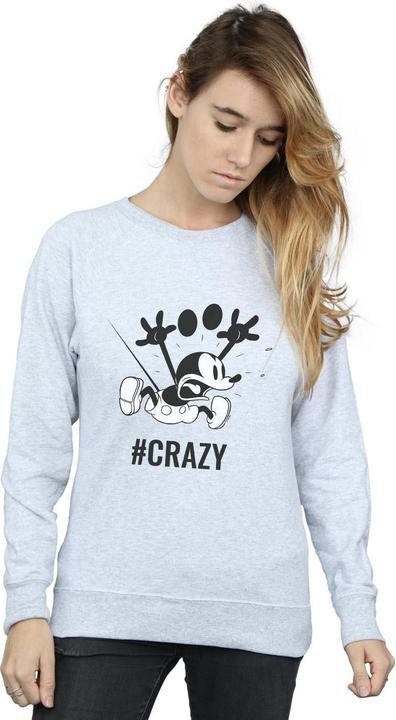 Immagine prodotto Disney Mickey Mouse #Crazy Felpa Donna (L)