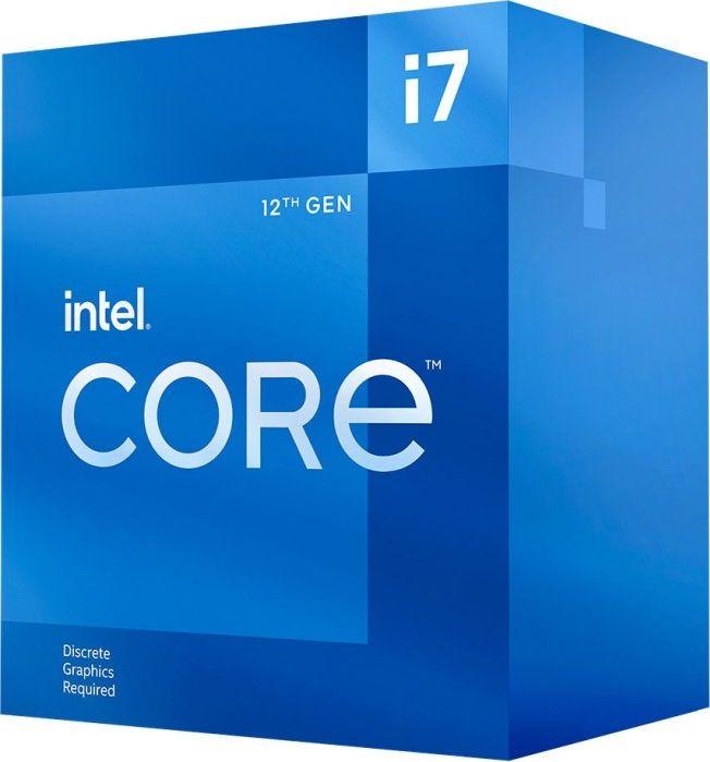 Produktbild Intel CPU||Desktop|Core i7|i7-12700F|Alder Lake|2100 MHz|Cores 12|25MB|Socket LGA1700|180 Watts|BOX|B (LGA 1700, 2.10 GHz, 12 -Core)